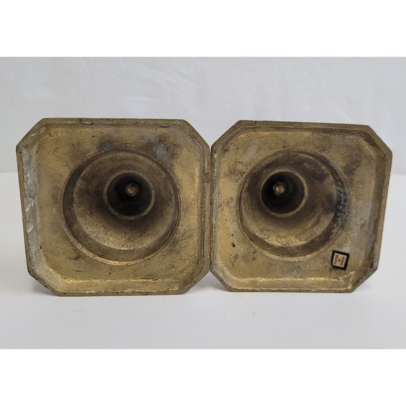 Vintage/Antique SOLID Brass CANDLE HOLDER CANDLESTICK 8.25 Inches - Picture 5 of 8